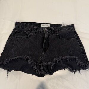 Abercrombie & Fitch Black Jean Shorts